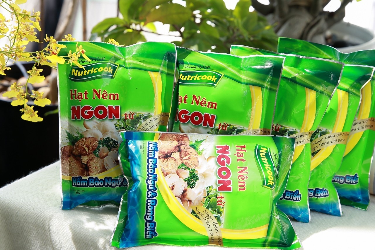 Hạt nêm Nutri nấm bào ngư, rong biển 5Kg (1 thùng)